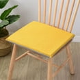 thumbnail image 1 of PPgejGEK Chair Linen Cushion Non-Slip Indoor Seat Mat 15.75x15.75x1.18in for Home Office Seat Cushion Flax Material Pink Beige Red Gray Khaki Yellow Orange, 1 of 6