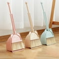 thumbnail image 1 of PPgejGEK Children's Broom and Dustpan Set Stainless Steel Handle Polypropylene Material 19.7x6.3x5.1 In Compact Size Educational Housework Tool for Kids with Protective Cover Easy Storage Cleaning, 1 of 9