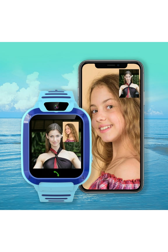 Children's Intelligent Watch with High-definition Touchscreen and Camera for Video Calls 4G Student Card Pluggable Phone Watch Accurate Positioning Festival Gift