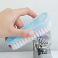 thumbnail image 1 of PPgejGEK Cleaning Brush Kitchen Multifunctional Crevice Brush, Fruit and Vegetable Cutting Board Cleaning Brush Shoe Brush Pot Brush, 4.72 x 2.17 x 1.18 inches, 1 of 6