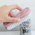 thumbnail image 1 of PPgejGEK Cleaning Brush Kitchen Multifunctional Crevice Brush, Fruit and Vegetable Cutting Board Cleaning Brush Shoe Brush Pot Brush, 4.72 x 2.17 x 1.18 inches, 1 of 6