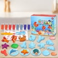 thumbnail image 1 of PPgejGEK Cross Border Ice Cream DIY Molds for Childrens Toys, Colored Mud Non Toxic Clays, Pizza Hamburger Shaping, 1 of 6