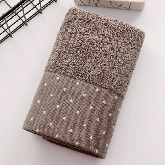 PPgejGEK Dark Thickened Towels 29.13x13.39 Inch Water Absorbent Face Wash Bath Towels for Men Quick Dry Soft Blue Brown White