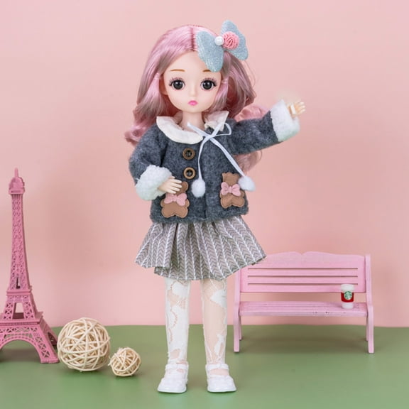 PPgejGEK Dress Up Music Dolls Cute Princesses Children's and Girls' Birthday Toys Fashionable Dolls Model Dolls Boys' and Girls' Holiday Birthday Gifts Savings