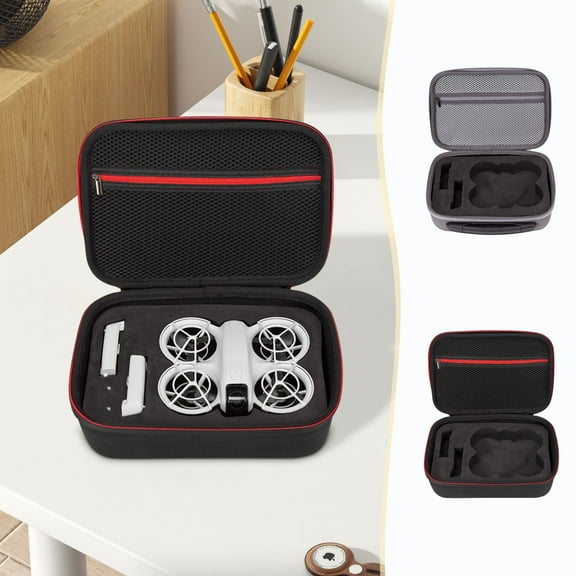 PPgejGEK Drone Carrying Case for DJI Neo with Strap Shock Resistant Portable Travel Storage Bag Box
