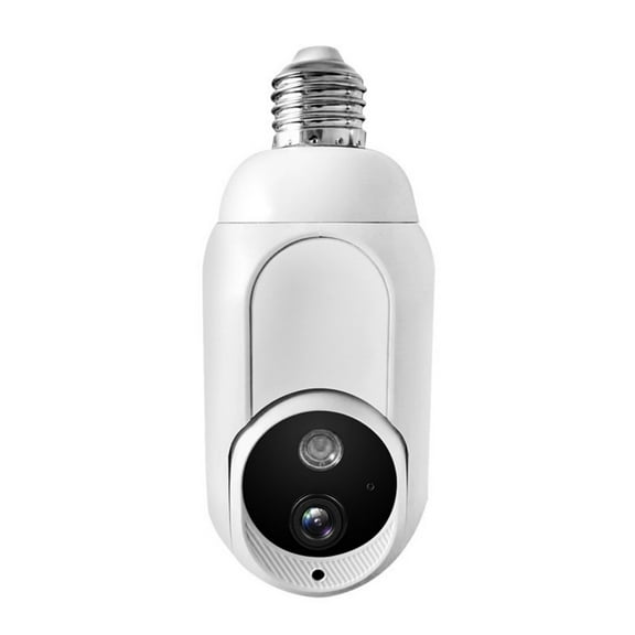 PPgejGEK E27 Bulb Camera 2MP HD Smart Security Camera, Night Vision 360 Remote Viewing Wireless Indoor Outdoor WiFi Surveillance Light Bulb Cam