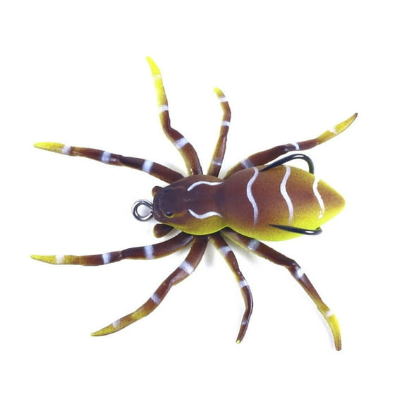 PPgejGEK Enhanced Fishing Bait with Hook Complete Tackle Kit Hard and Soft Swim Saltwater Fishing Enhancements Realistic Spider Artificial Swimming Toy Holiday Savings