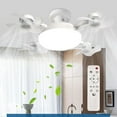 thumbnail image 1 of PPgejGEK Fan Light E27 Screw Fan Pendant Light Bedroom Silent Remote Control Ceiling Fan Light Eye Protection Energy-saving Light 60W, 1 of 6
