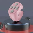 thumbnail image 1 of PPgejGEK Fingertip Wireless Bluetooth Remote Control Pink Color Compatible with Android iOS Apps Up to 10 Meter Range, 1 of 2