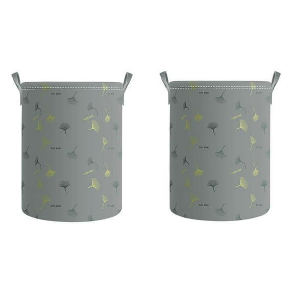 PPgejGEK Foldable Dirty Clothes Storage Bucket with High Capacity, Laundry Basket 35x43cm/13.78x16.93in, Plastic Material, Portable Handle, Fashionable Design