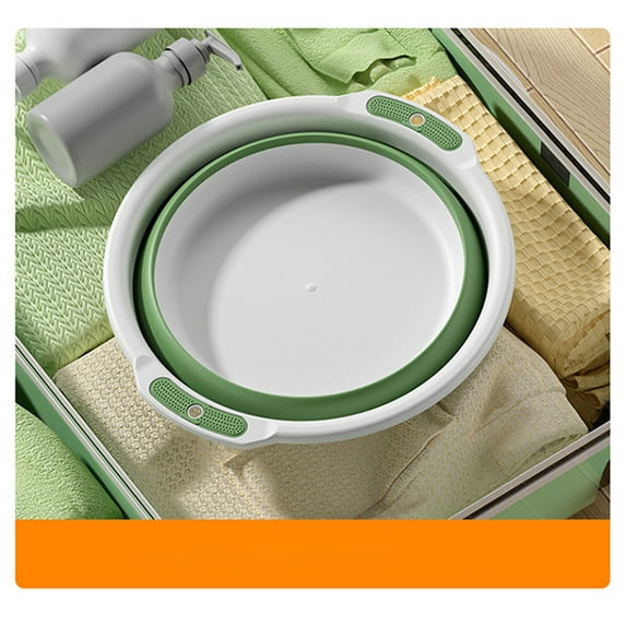 PPgejGEK Foldable Massage Foot Bath Bucket with Non-Slip Base, Portable Soaking Tub for Home Spa Therapy, Retractable Design, 34.5x10x10cm / 13.58x3.94x3.94in