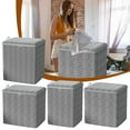 thumbnail image 1 of PPgejGEK Foldable Quilt Storage Bag With Large Capacity Non-Woven Fabric for Bedding Clothes Seasonal Storage Under Bed Organization, 1 of 9