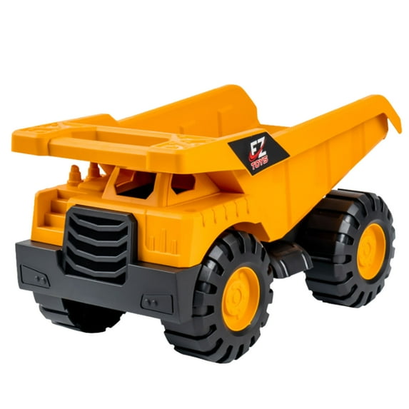 PPgejGEK Friction Powered Oversized Dump Truck Toy Car for Kids Sand Play - Durable ABS (Type C)
