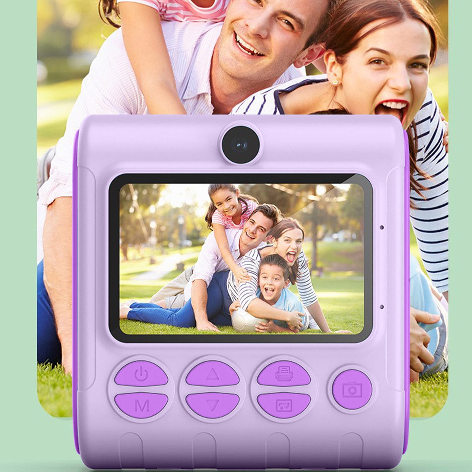 Redu Print PPgejGEK HD Double Camera Kids Print Camera 2.4 Inch Instant Print ...