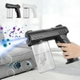 thumbnail image 1 of PPgejGEK Handheld Nanometer Blue Light Spray Sanitizing Gun Rechargeable Sound Wave Cleaning Household Ethanol Fogging Disinfecting Gun White 18.7x15.4x6.5cm/7.36x6.06x2.55in, 1 of 9