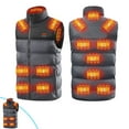 thumbnail image 1 of PPgejGEK Heated Waistcoat for Men Women, Unisex Winter Hooded Heated Outerwear for Men Women, Lightweight USB Heated Clothing Waistcoat with 3 Heating, 1 of 6