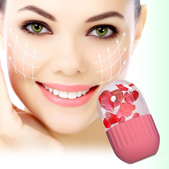 PPgejGEK Ice Roller for Face and Eye Facial Ice Roller for Facial Ice To Fine Lines Bright Enhance Natural for Valentine's Day Mother's Day Christmas Birthday Gifts Festival Gift