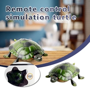 WWG Infrared Remote Control Realistic Simulation Turtle Toy with Glowing Eyes and Crawling Function