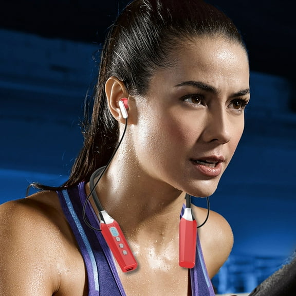 PPgejGEK Intelligent Digital Display Wireless Hanging Neck Bluetooth Headset Running Sports Headphones up to 65% off