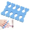 thumbnail image 1 of PPgejGEK Manicure Pedicure Toe Separators Sponge Pair for Nail Polish Application Home Salon Use Reusable Comfortable Fit for Adults, 1 of 6