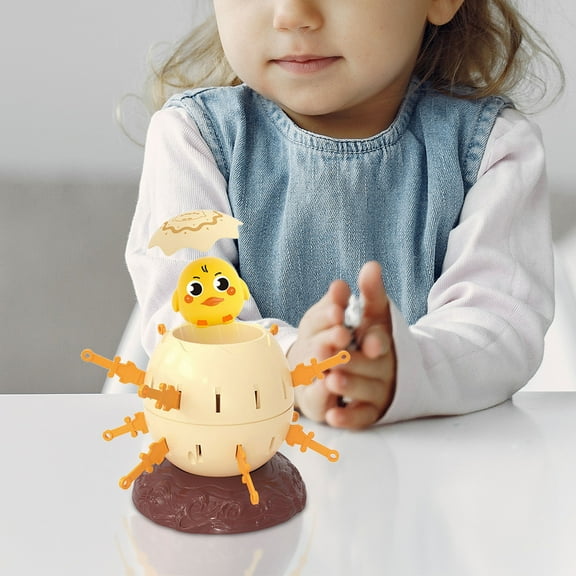 PPgejGEK Mini Children's Board Game Pirate Barrel Insert Sword Penguin Party Skills Parent-child Interactive Game Pirate Desktop Toy Party Activity Comp Yellow Holiday Gifts