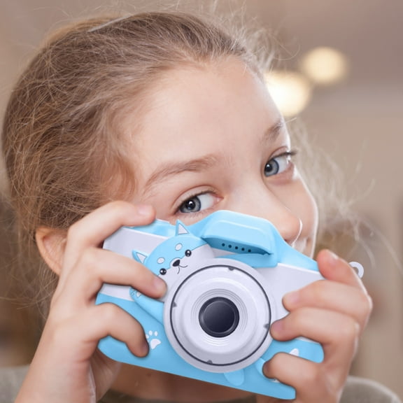 PPgejGEK New HD Camera for Children's Photography and Video Recording, Front and Rear 4000W Pixe-l HD Camera, Children's Camera Mini Children's Gift Camera