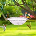 thumbnail image 1 of PPgejGEK Outdoor Bird Bath and Feeder, Hanging Garden Decoration with Windproof Rain Cover, Attract Wild Birds for Courtyard Patio Balcony, 1 of 8