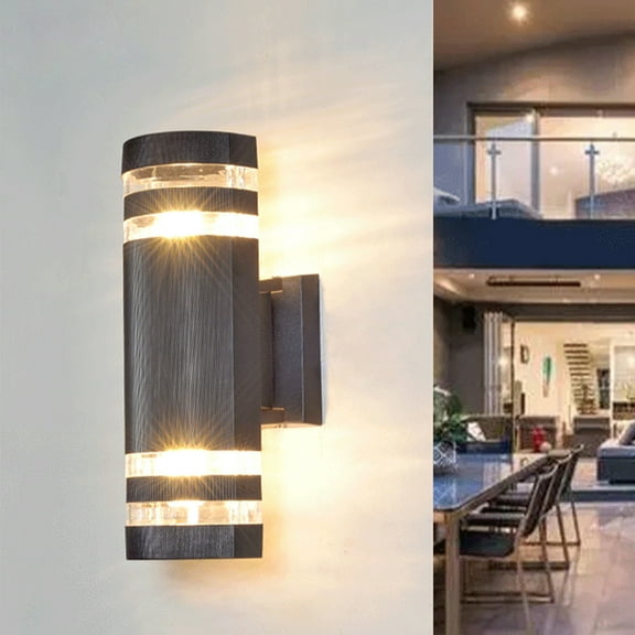 PPgejGEK Outdoor Wall Light, Outdoor Fixture Wall Mount, Modern Outdoor Wall Porch Light, Engineering Plastic Outdoor Wall Light, Outdoor Fixture Wall Mount D