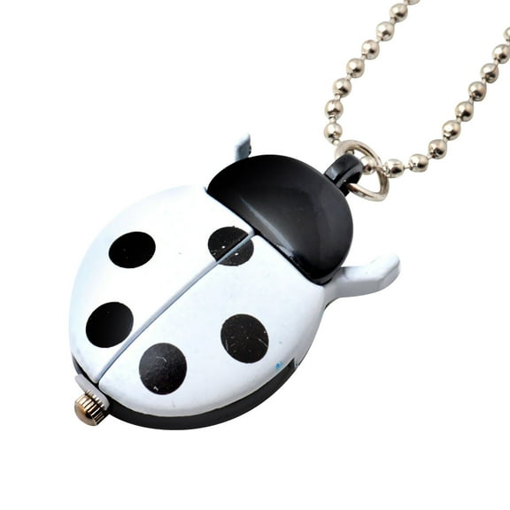 PPgejGEK Pendant Necklace Pocket Watch Necklace Multicolor Spotted Insect Shaped Pocket Watch for Valentine's Day Mother's Day Christmas Birthday Gifts 0