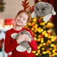 thumbnail image 1 of PPgejGEK Shar Pei Dog Plush Toy Pillow with Wrinkled Leather Look - 40cm/15.7in Stuffed Animal Doll for Car Decoration, 250g Soft Cotton Material, Cute Bulldog Companion Gift for Kids, 1 of 6