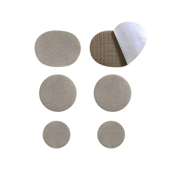 PPgejGEK Shoe Repair Patch Self Adhesive Mesh Fabric Lining for Sports Shoes Heel Hole 10x8cm/3.94x3.15in 6PC Set Anti Wear Comfortable Invisible Mending Kit