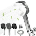 thumbnail image 1 of PPgejGEK Shower Showerhead Pressurized Showerhead Shower Faucet With Large Output Sailor Style Handheld Household 4 Mode with Hose, 1 of 9