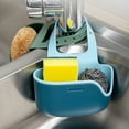 thumbnail image 1 of PPgejGEK Sink Caddy Sponge with Hole Kitchen Faucet Hanging Bag Double Basket Kitchen Sink Caddy Sponge Hanging Kitchen Adjustable Strap Fauce, 1 of 5