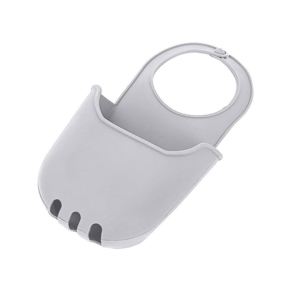 PPgejGEK Soap and Sponge Hanging Basket for Bathroom Kitchen Storage, Silicone Drain Bag Holder Flexible and Easy to Clean, Random Colors, Multi-Functional for Sink Organization