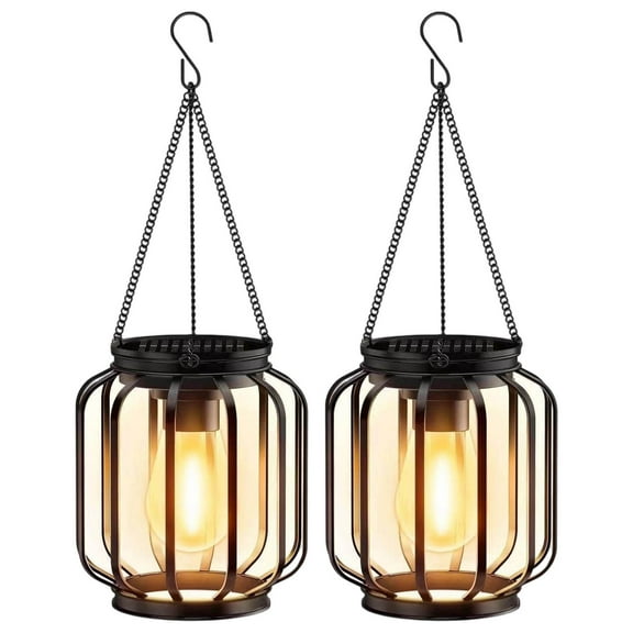 PPgejGEK Solar Garden Lights Firefly Garden Lights Solar Outdoor Solar Lights for Outside Sway by Wind Solar Lights Outdoor Waterproof for Christmas Yard Patio Pathway Decoration Iron Chandelier