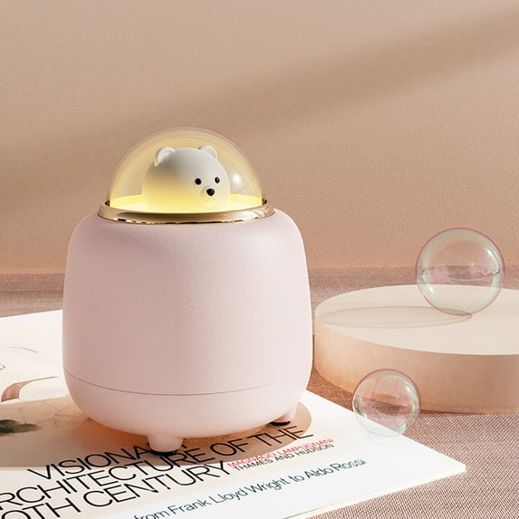 PPgejGEK Space Capsule Bluetooth Speaker Cute Pet Healing Night Mini Wireless Speaker, High Volume Portable Suitable for Desktop / Car up to 45% off