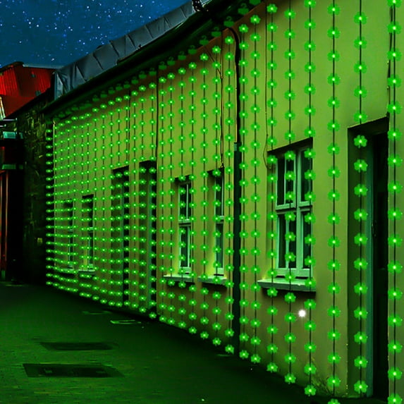 PPgejGEK St Patricks Day Accessories St. Patrick's Day Curtain Lights, USB Plug, 8 Patterns Of St. Patrick's Day String Lights with Remote Control for Bedroom, Indoor, Outdoor, Wedding, Party Savings