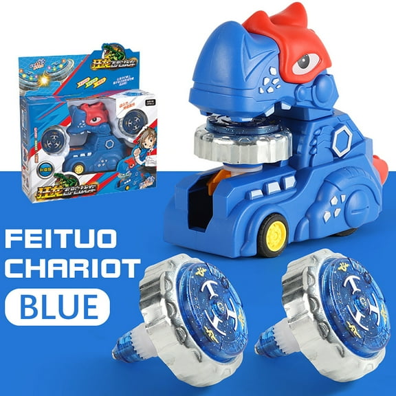 PPgejGEK Stocking Stuffers for Kids Dinosaourbattle Toplauncher, Alloy Top Game, with Portable Storage Box, Suitable for Children, Children, Boys, Over 6 Years Old Holiday