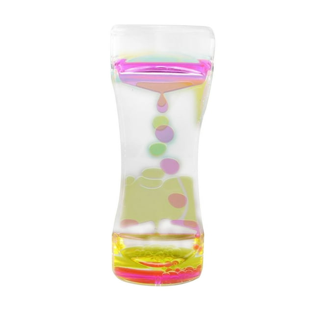 PPgejGEK Easter Basket Stuffers for Teens Liquid Timer Color Hourglass Timer Decompression Toy 100ml Holiday Savings Stocking Stuffers for Kids