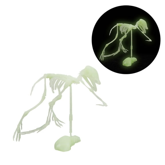 PPgejGEK Easter Basket Stuffers for Teens Noctilucent Dinosaur Human Skeleton Model Assembly Skull Toy Bones Decor up to 45% off Stocking Stuffers for Kids