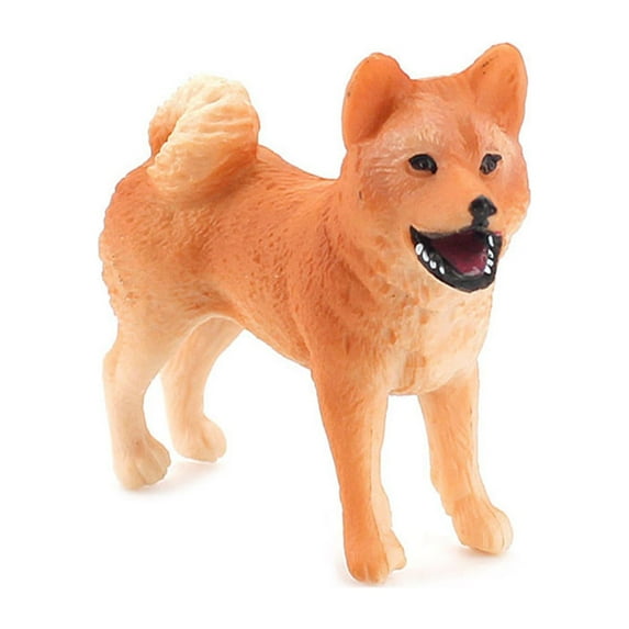 PPgejGEK Stocking Stuffers for Kids Simulation World Solid Ornament Model Teddy Shiba Inu Holiday Savings