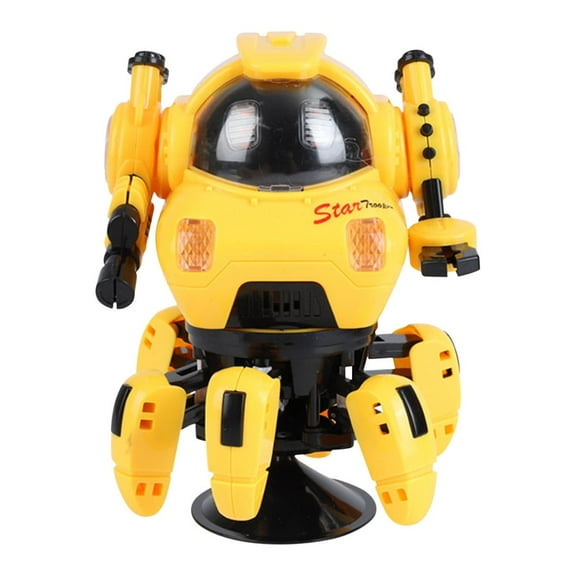 PPgejGEK Stocking Stuffers for Kids Six-claw Fish Robot Dancing Music Light Children's Toys Savings
