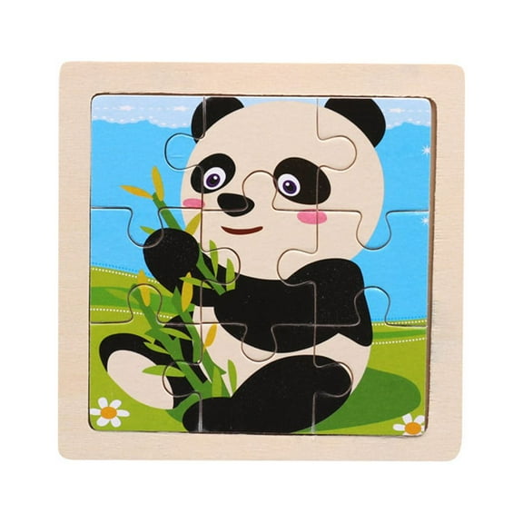 PPgejGEK Stocking Stuffers for Kids Wooden Kids 9 Piece Toy Educational and Learning Puzzle Toys