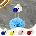 thumbnail image 1 of PPgejGEK Strong Adhesive Plastic Hooks, 2.55x2.55x2.55 Inches No Drill Wall Hanger for Bathroom Kitchen, Heavy Duty Organization Hook for Towel Coat Hat, 1 of 9
