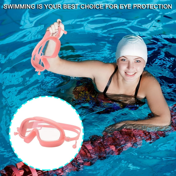 PPgejGEK Swim Mask Ultimate 180° Swim Goggles Diving Mask Leak-Proof Goggles with Nose Cover and Fabric Strap for Swimming, Snorkeling Diving for Beach Swimming Pool up to 30% off