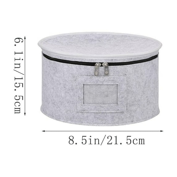 PPgejGEK Tableware Storage Bag Set with Cover Felt Material for Plates Cups Bowls Kitchen Organization Multiple Sizes Available