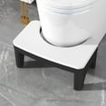 thumbnail image 1 of PPgejGEK Toilet Stool Squatting Poop Stool Bathroom Potty Step Stool Toilet Assistance Steps Step Stool Fits All Toilets Detachable Stackable Today Discount, 1 of 7