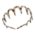 thumbnail image 1 of PPgejGEK U-Shape Tortoiseshell Hair Comb Headband High Cranium Volumizing Hair Band for Women Girls Reversible Teeth Design No Breakage Styling Accessory, 1 of 1