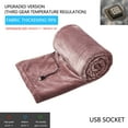 thumbnail image 1 of PPgejGEK USB Flannel Blanket Heating Low Voltage Mattress Safety Non Leakage Blanket Third Gear Temperature Regulation 140x80cm up to 45% off, 1 of 2