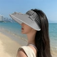 thumbnail image 1 of PPgejGEK USB Rechargeable Fan Sun Hat for Women Men Wide Brim Breathable Summer Outdoor Sports Gardening Running Pink Khaki Black Dark Gray Gray Colors 13.78x3.15x3.15 Inches Pack, 1 of 6